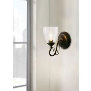 Alsy Lighting 1-Light Antique Bronze Finish Wall Sconce 7 X 14 X 9